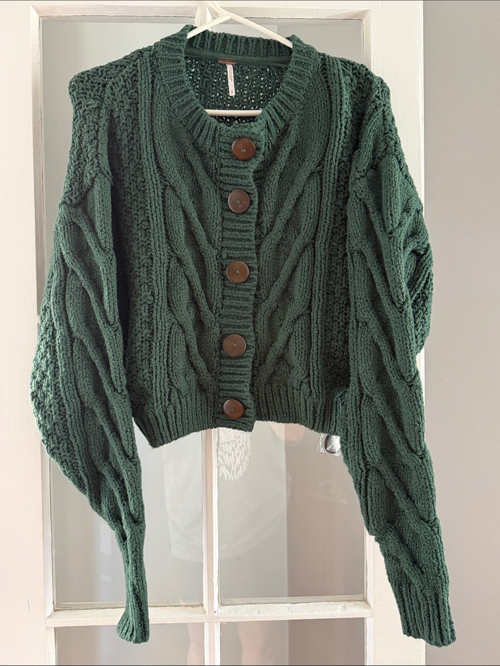 Free People cable knit sweater S